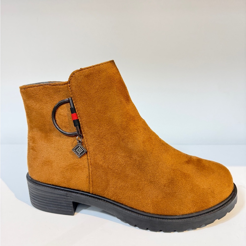 Tan Suede Ankle Boots